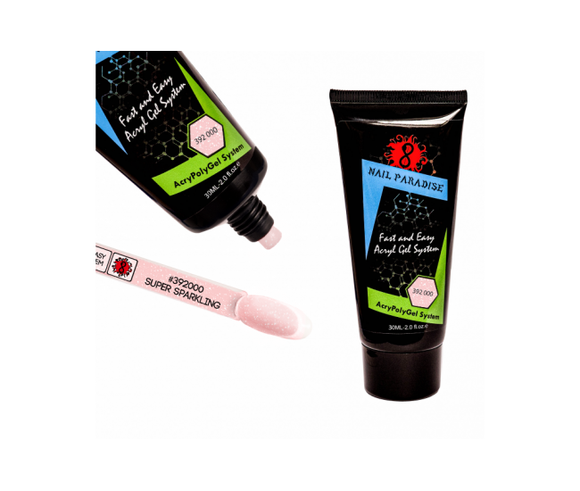 Super Sparkling AcryPolyGel with fine glitter 392000 60ml